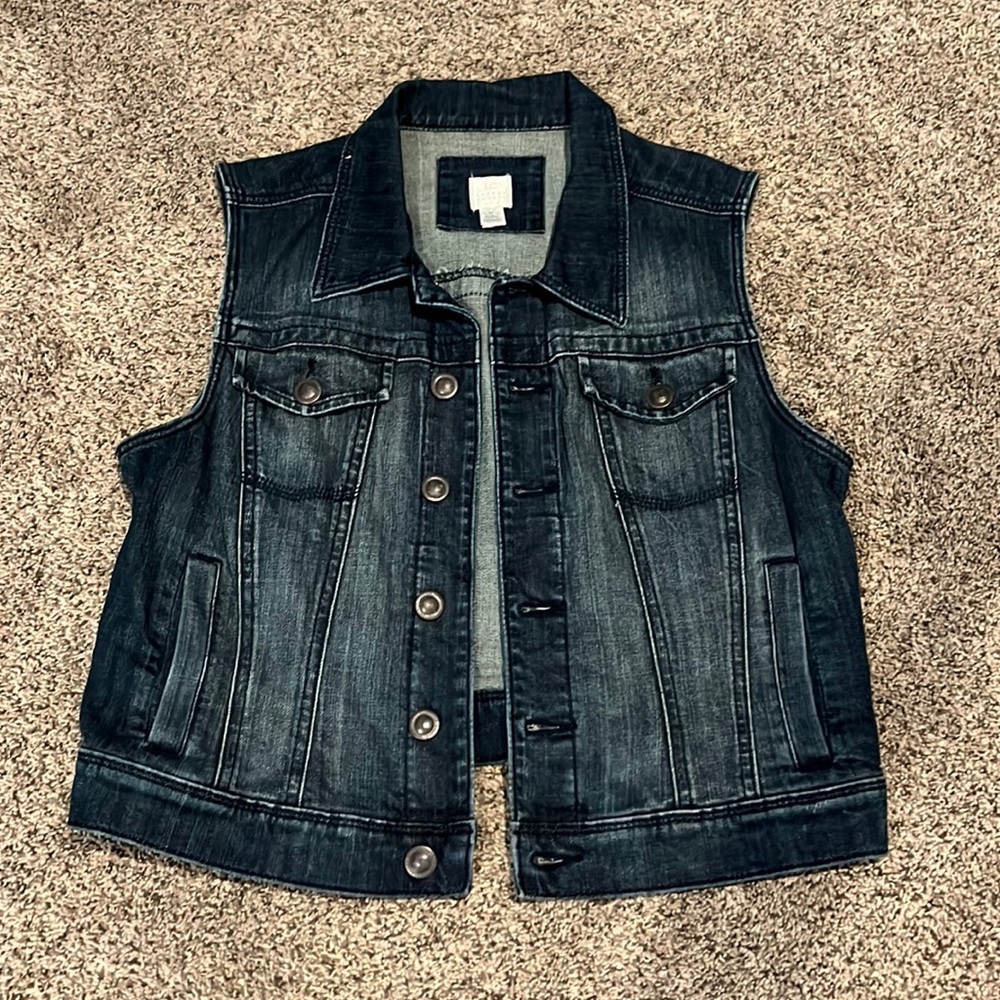 LC Lauren Conrad Women’s Denim Vest